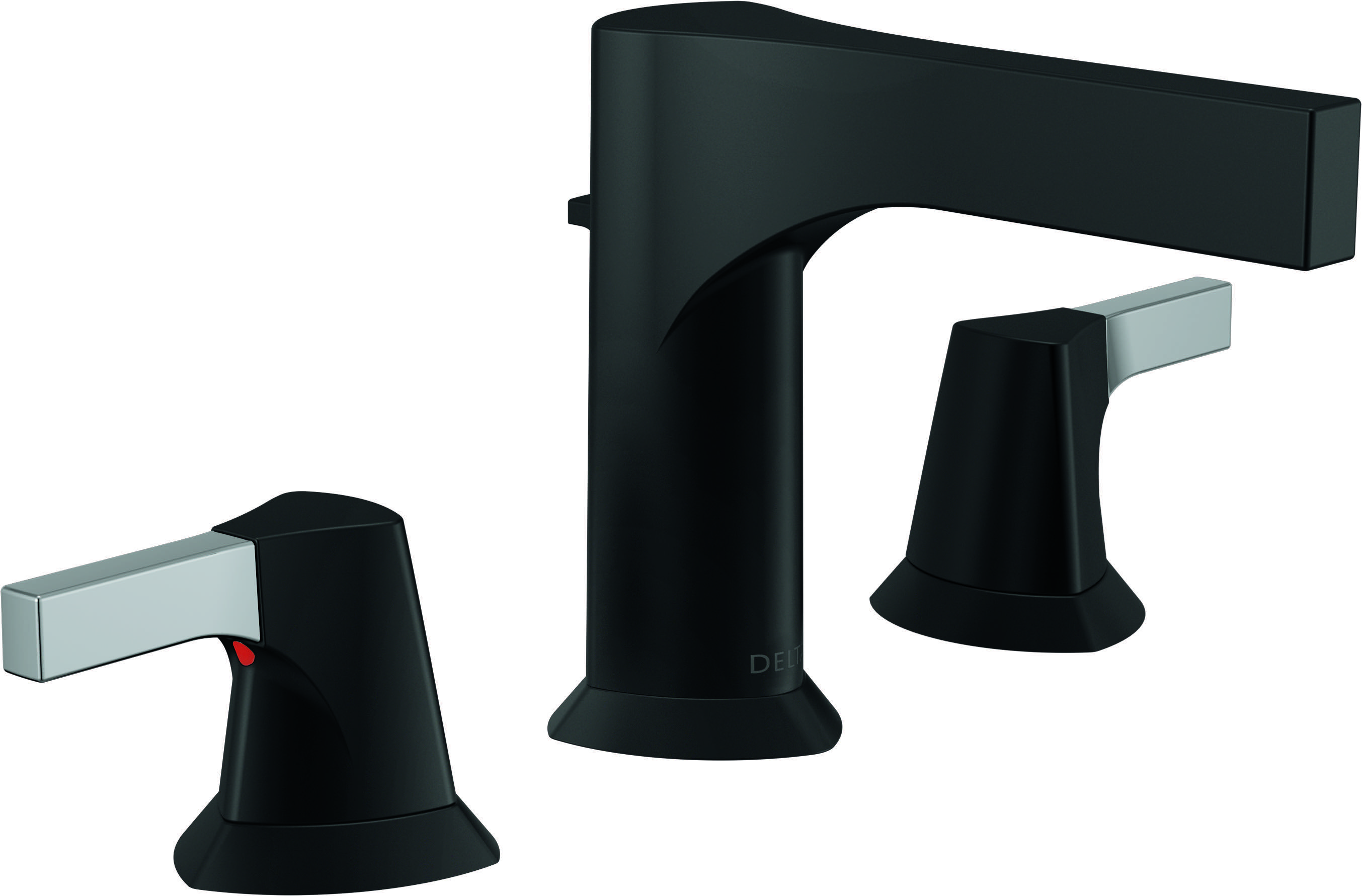 Delta two-handle black matte faucet