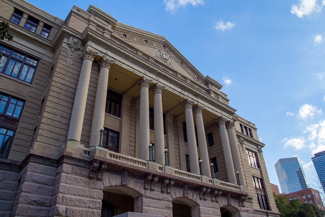 Exterior view of Houston court house