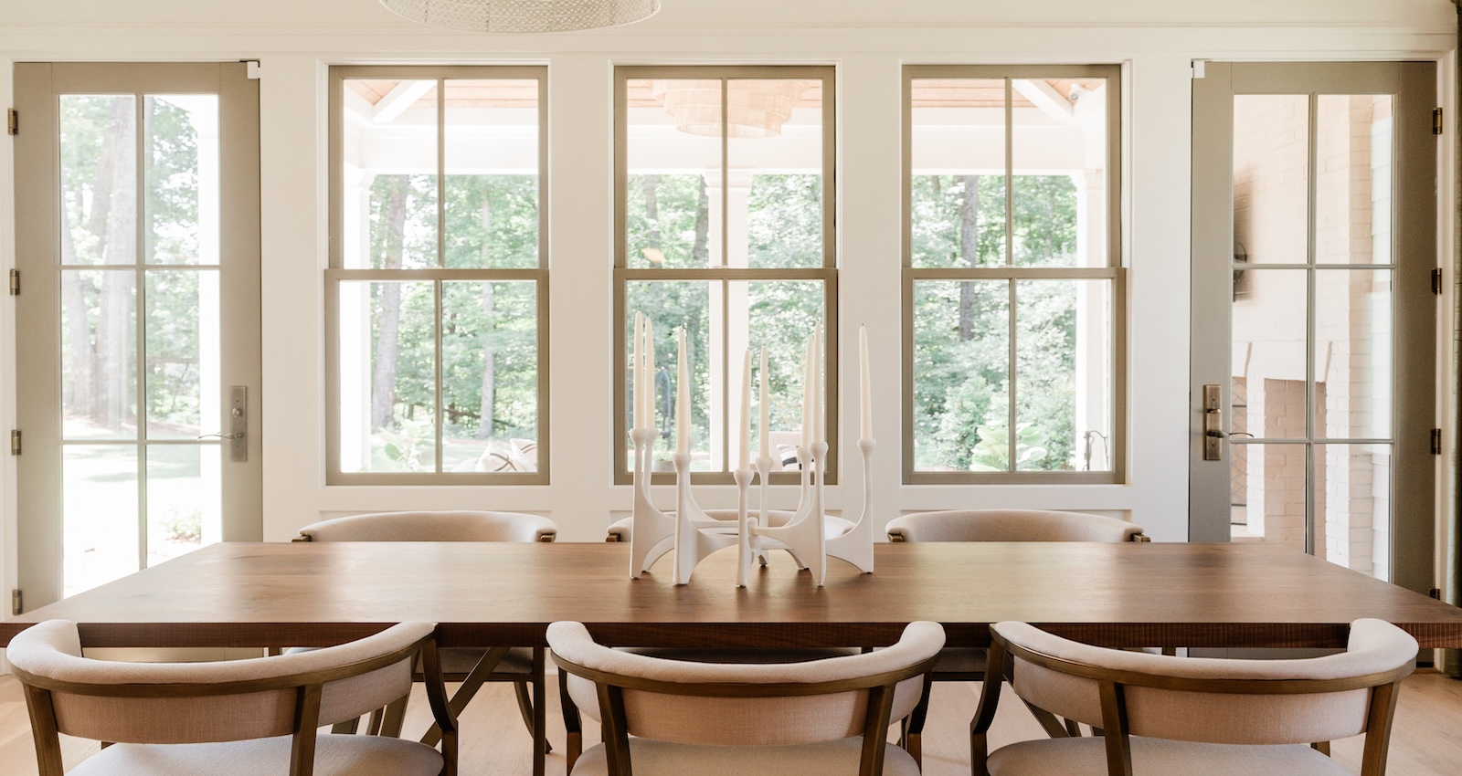 View of dining area across from kitchen