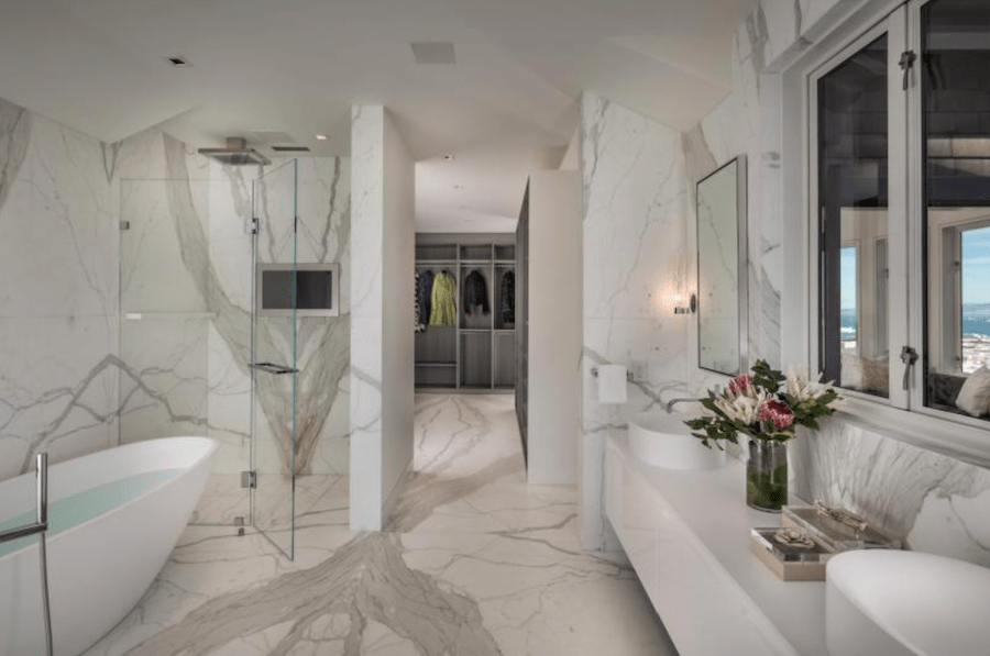 Luxury bathroom suite in San Francisco home