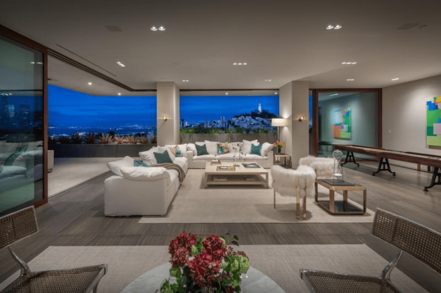 Skyline views in San Francisco luxury home