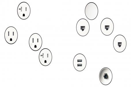 Bocci Series 22 electrical wall accessories